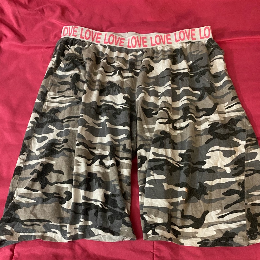 Camouflage Love Shorts